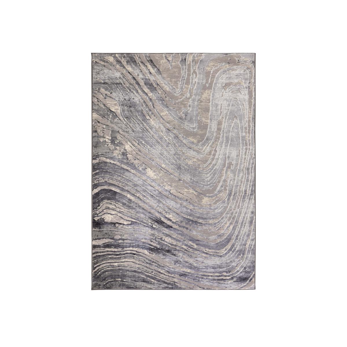 Marble Wave Rug - Slate Grey / 140cm