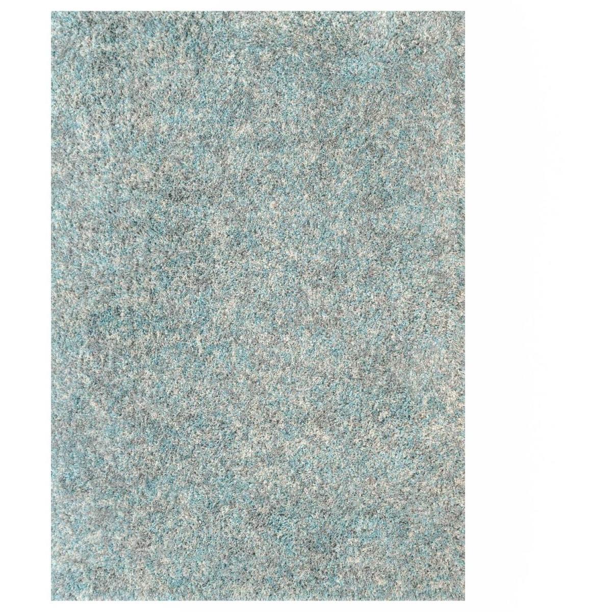 Duck Egg Blue Grey Mottled Shaggy Area Rug - Duck Egg / 240 x 60cm – image 8