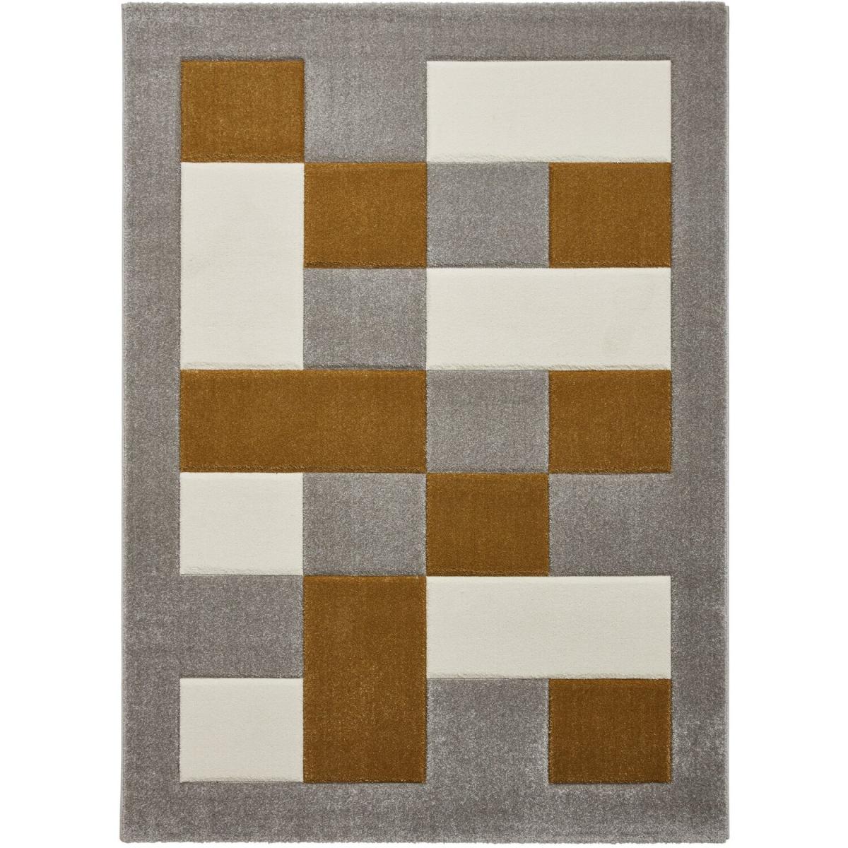 Brooklyn BRK04 GreyYellow Rug - Grey/Yellow / 170cm – image 3