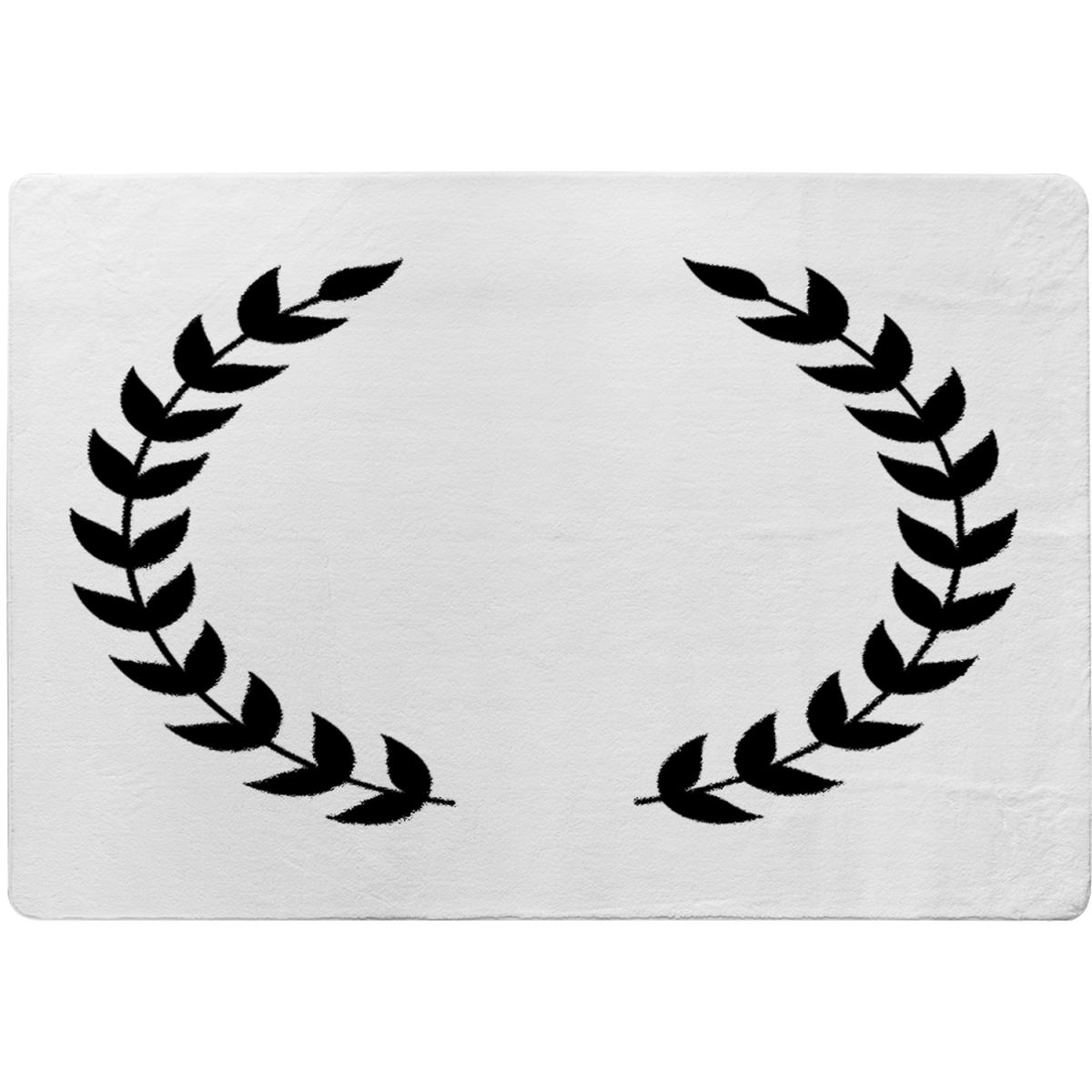 Olive Branches Rug - Black / 230cm – image 2