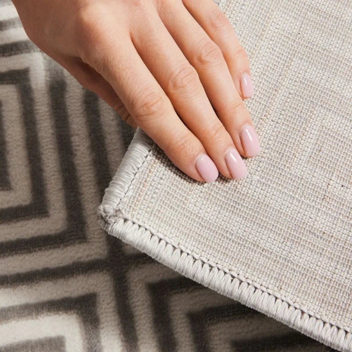 Hanse Home Perles Shortpile Tourmaline Polyester Geometric Rug Grey - Grey / 280.0cm – image 4