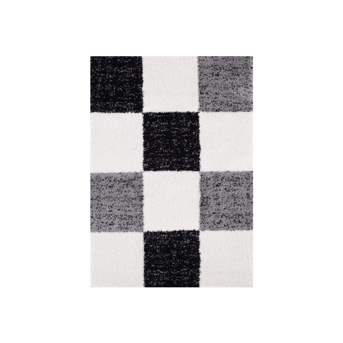 Myshaggy Collection Rugs Geometric Design 381 Grey - Grey / 140X200 cm / 140cm / 5.04kg