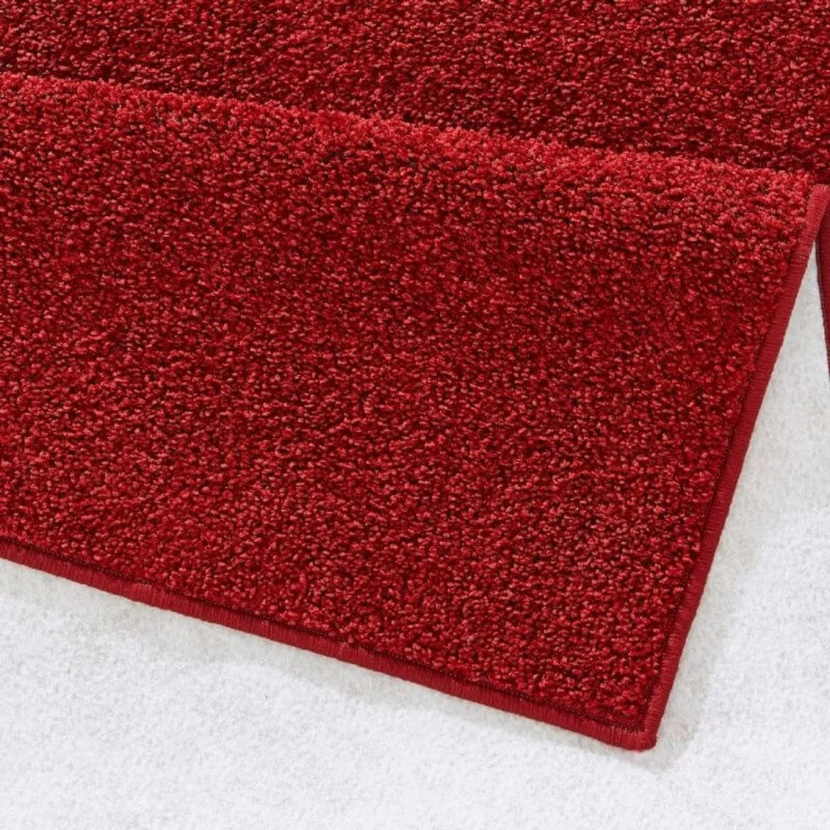 Velour Plain Rug Brown - Red / 300.0cm / 200.0cm – image 3