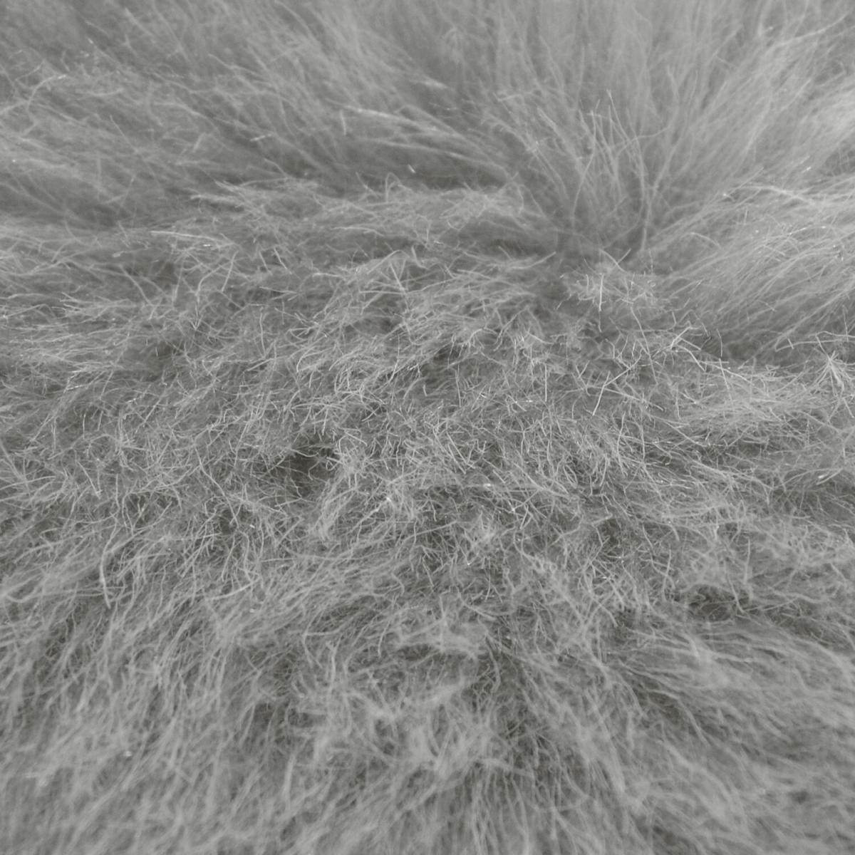 Silver Cosy High Pile Faux Fur Sheepskin Rug - Kinsale - Silver / 150cm – image 2
