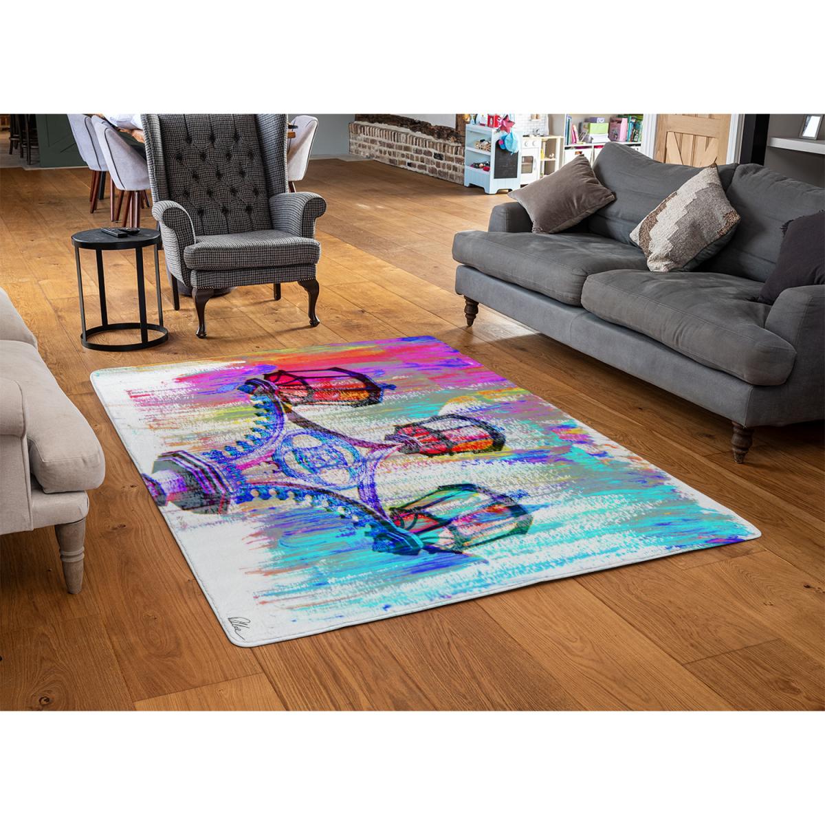 Big Ben Street Lamps Rug - Blue / 230cm – image 3