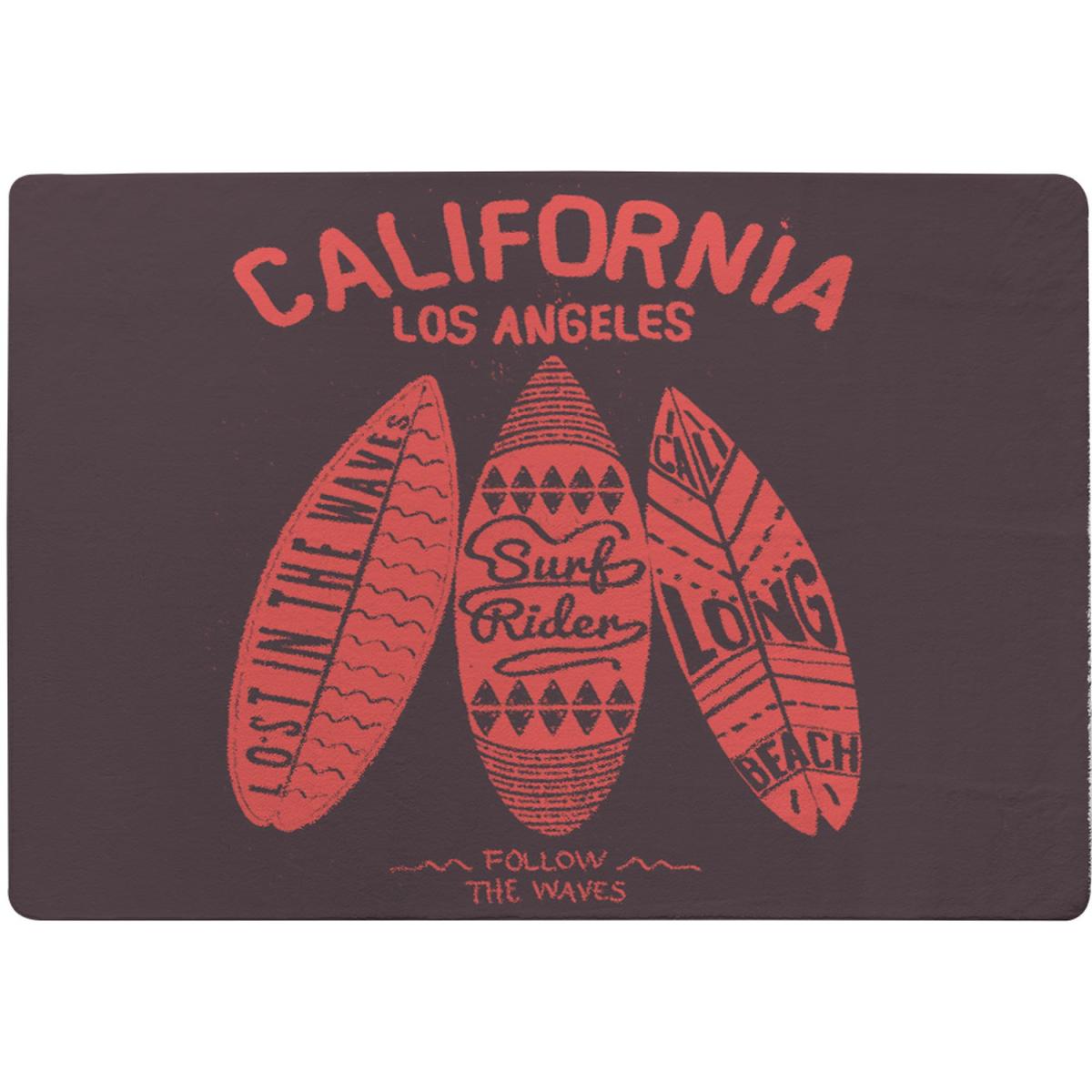 California Surf Rug - Red / 230cm – image 2