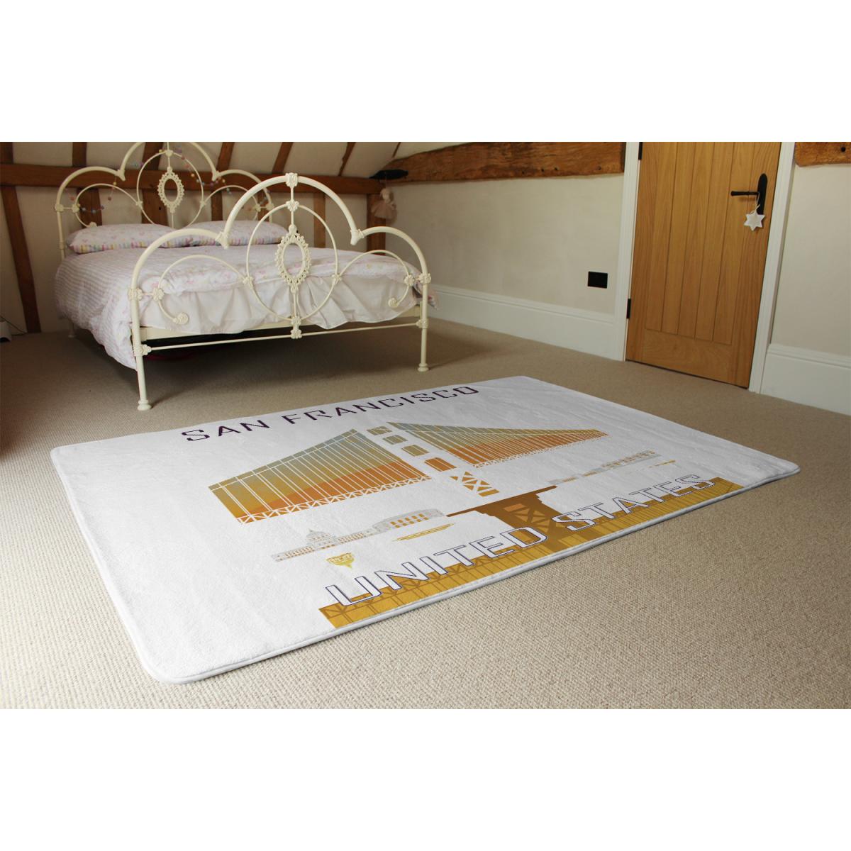 San Francisco Designer Rug - Orange / 200cm – image 3