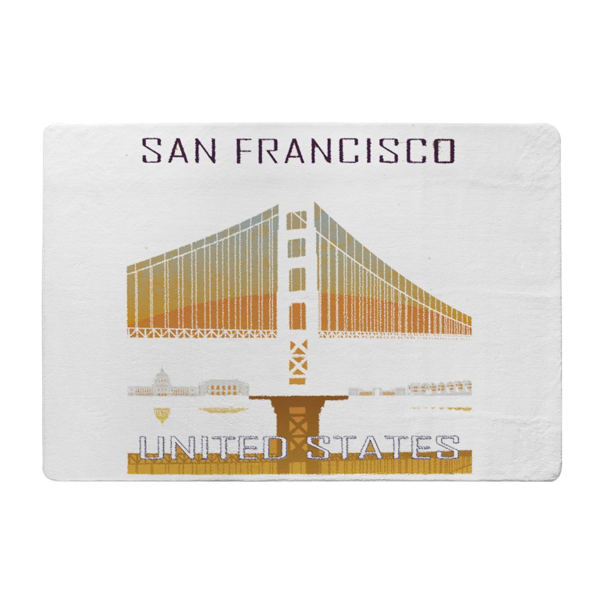 San Francisco Designer Rug - Orange / 200cm – image 1