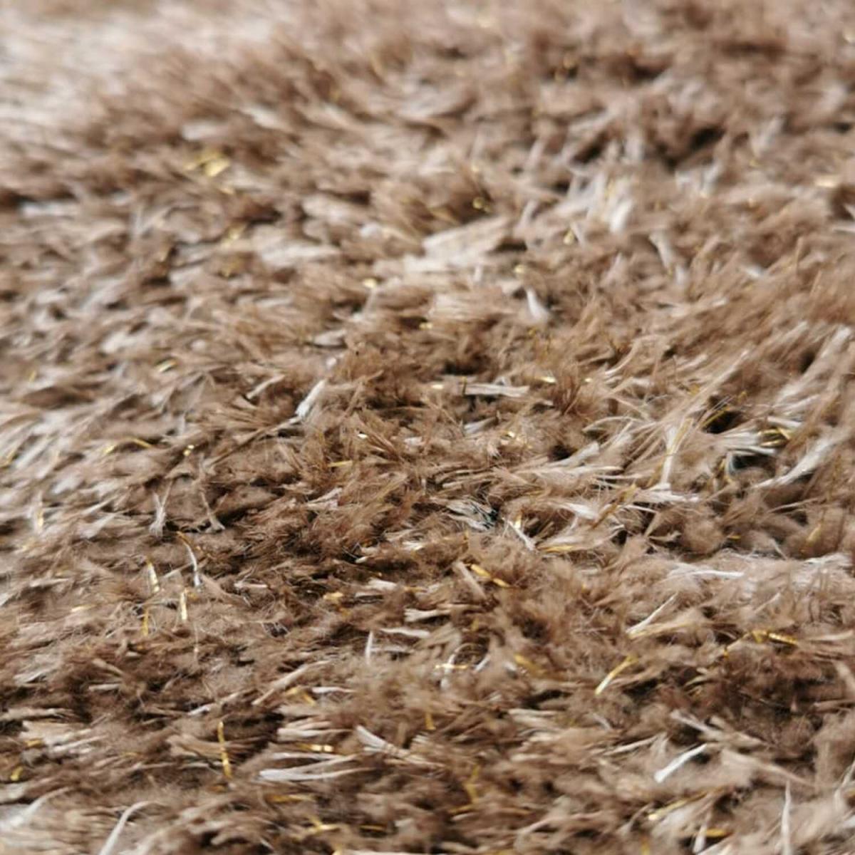 Shimmering Latte Shaggy Rug - Latte / 80cm / 40mm – image 3