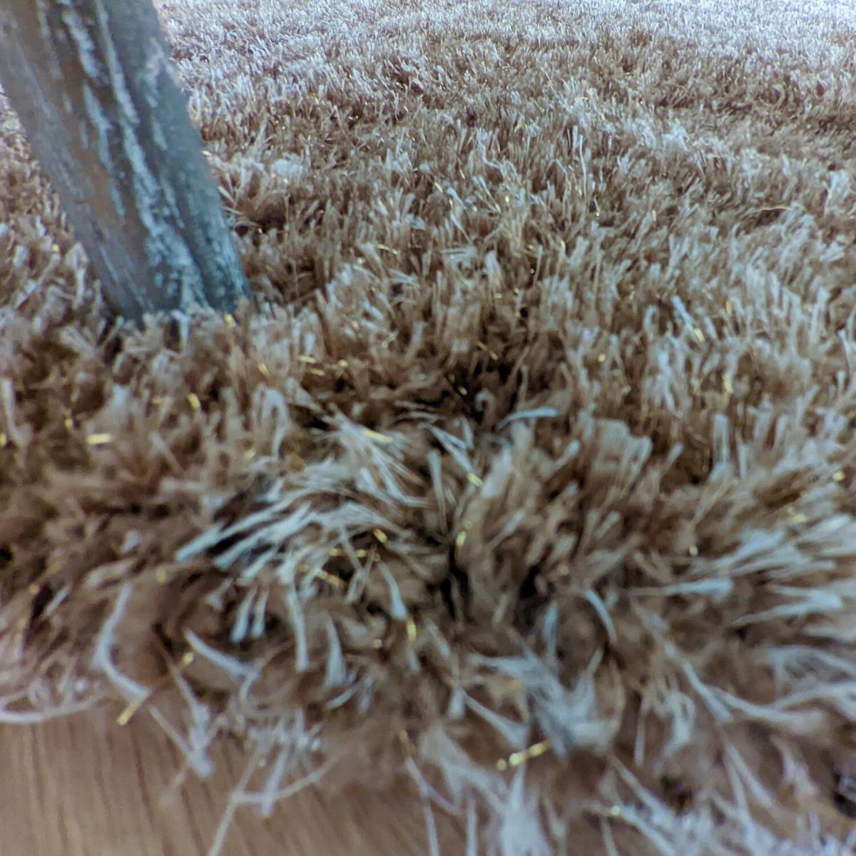 Shimmering Latte Shaggy Rug - Latte / 80cm / 40mm – image 6