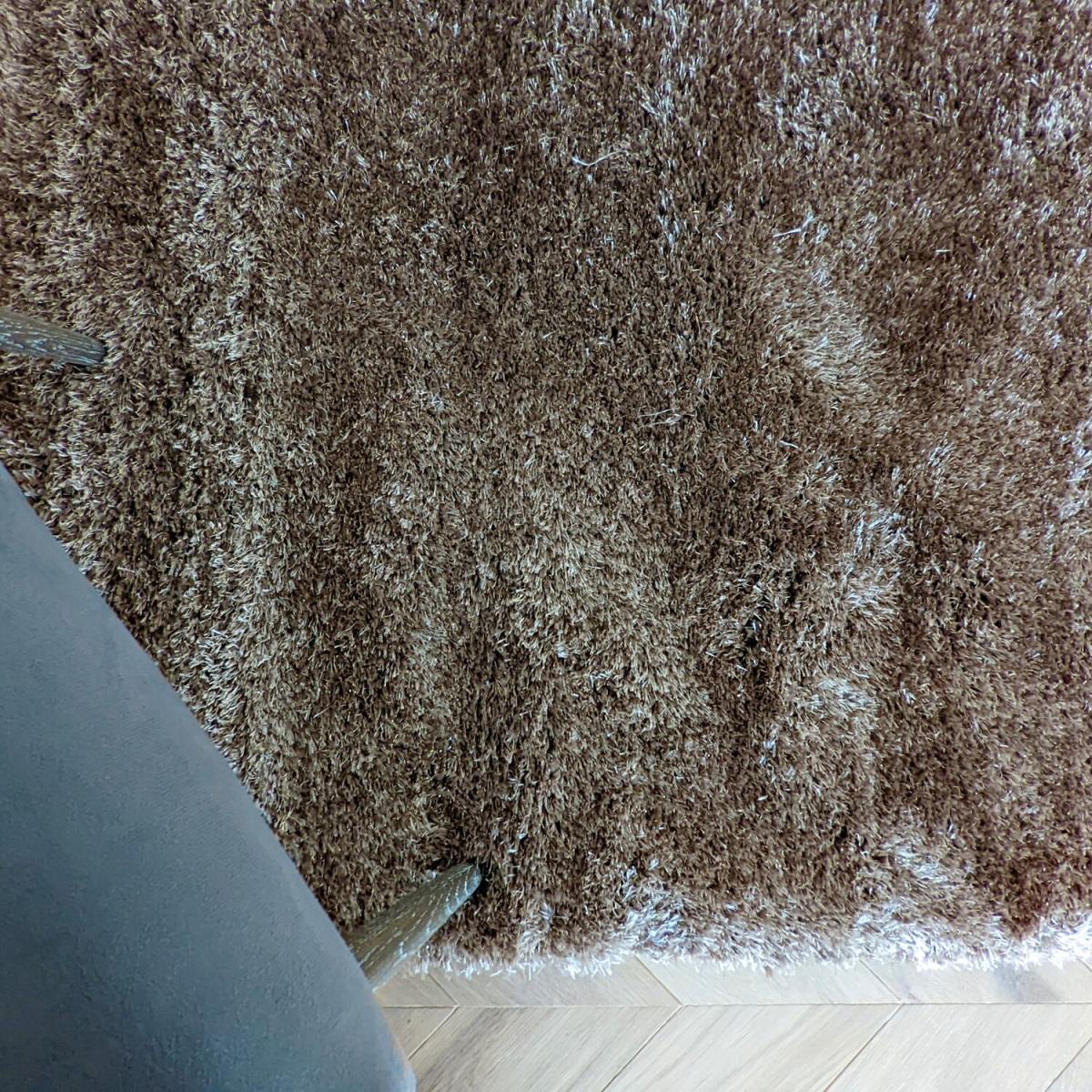 Shimmering Latte Shaggy Rug - Latte / 80cm / 40mm – image 7