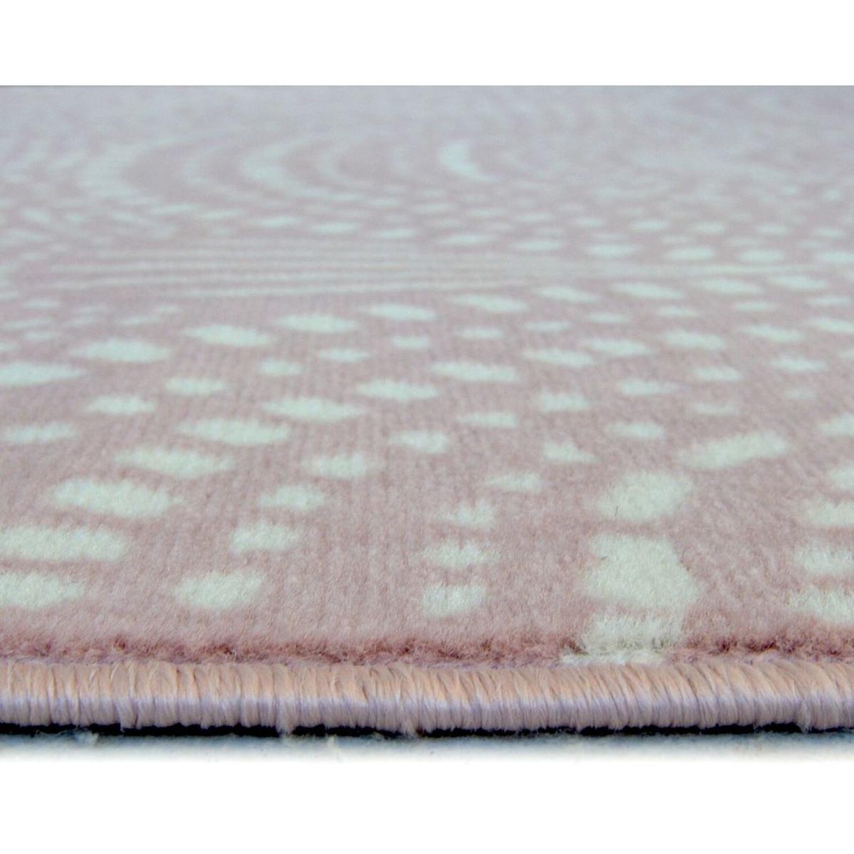 Pink Coastal Print Contemporary Area Rug - Islay - Pink – image 4