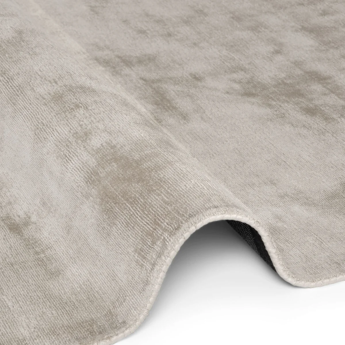Hanse Home Vikosa Jane Viscose Plain Round Rug Grey - Grey / 300.0cm / 200.0cm – image 3