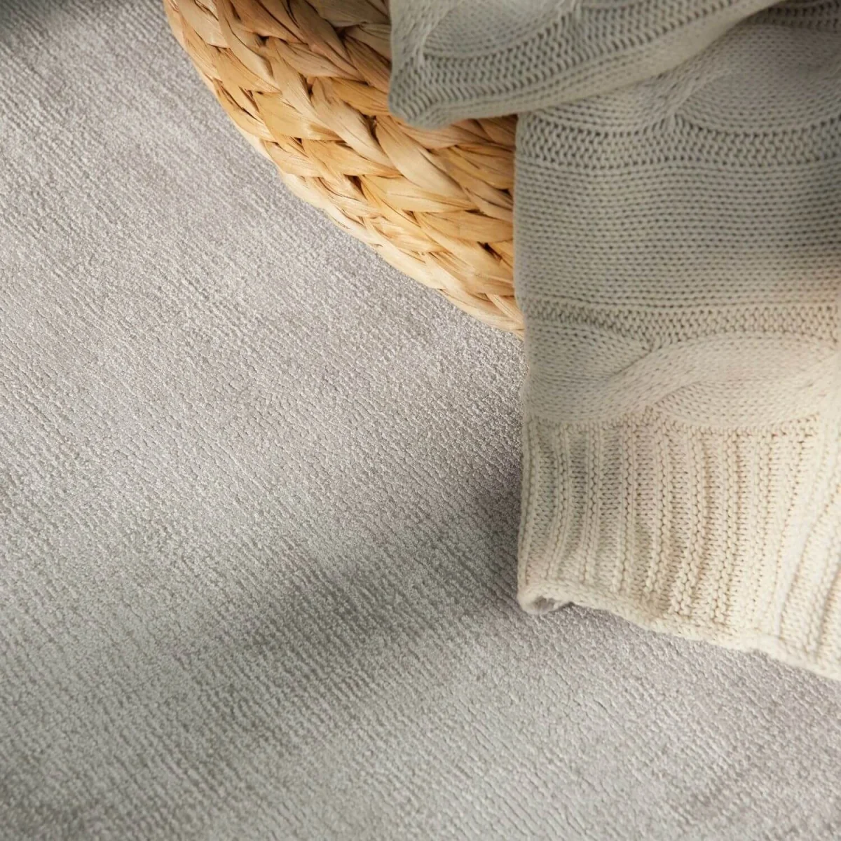 Hanse Home Vikosa Jane Viscose Plain Round Rug Grey - Grey / 300.0cm / 200.0cm – image 6