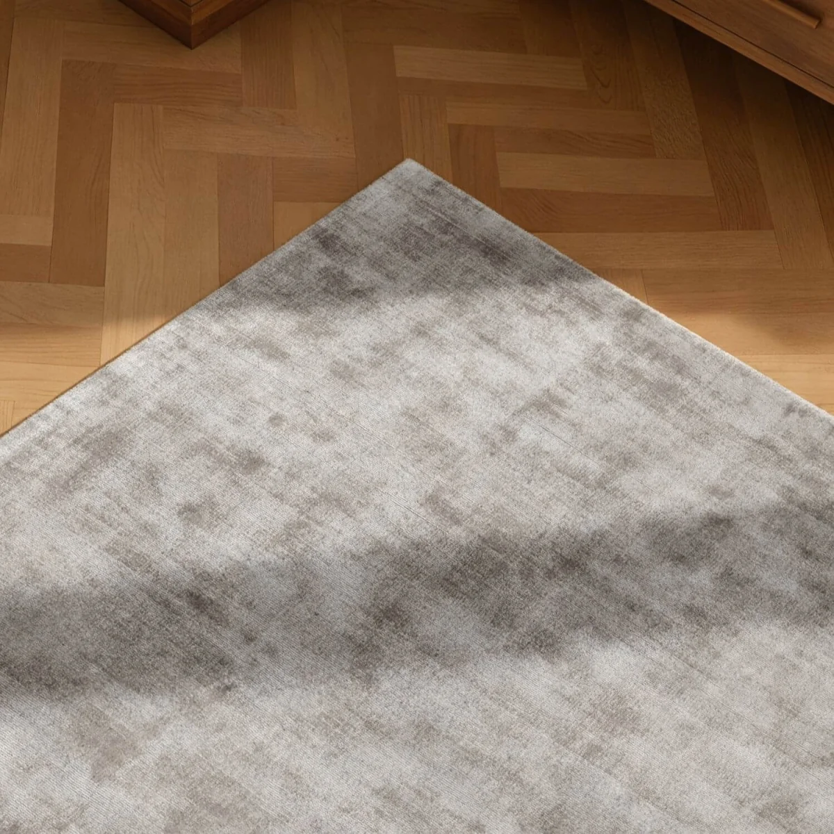 Hanse Home Vikosa Jane Viscose Plain Round Rug Grey - Grey / 300.0cm / 200.0cm – image 7