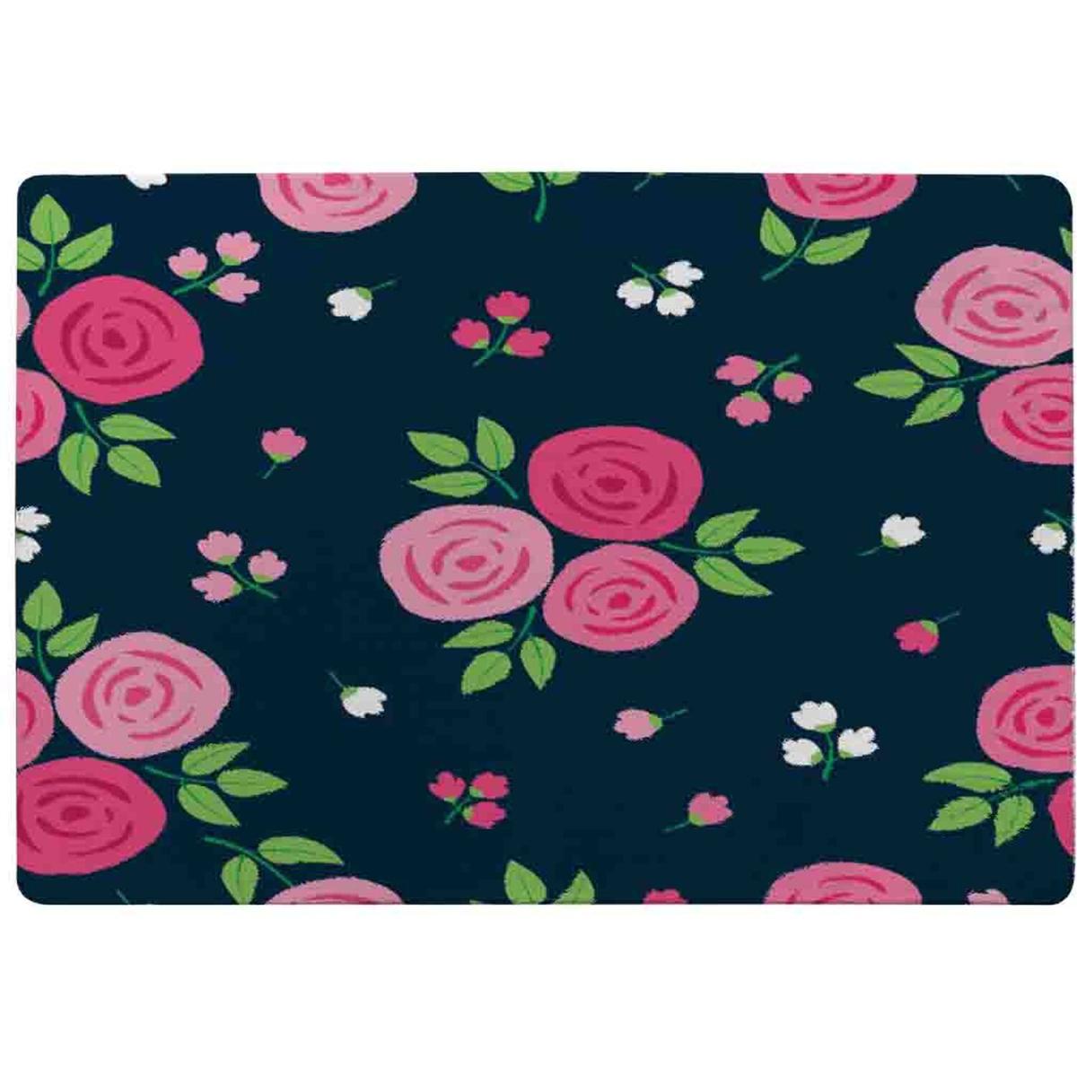 Rose Bud Pattern Rug - Pink / 230cm – image 2
