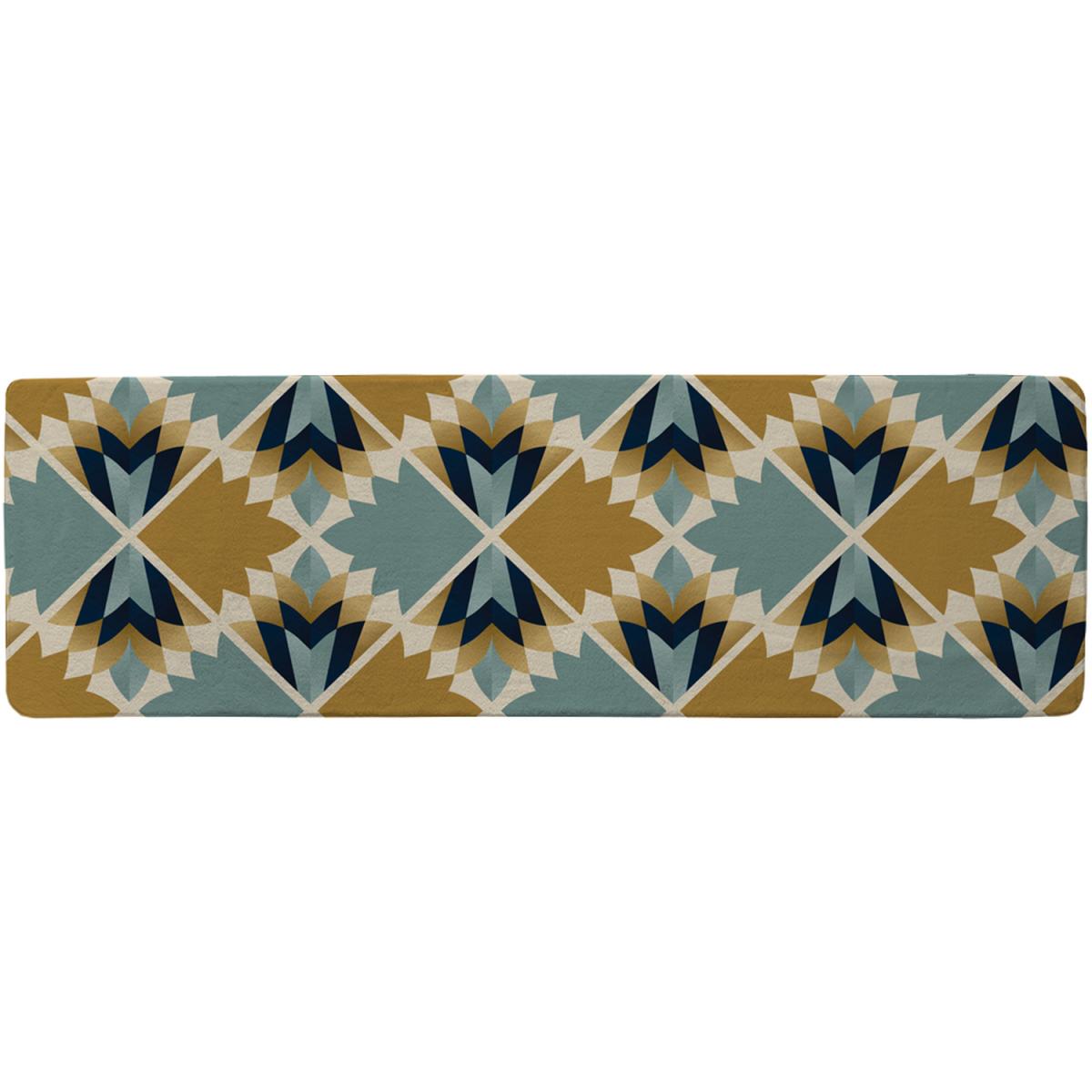 Cleopatra Fan Ethnic Pattern Runner Rug - Brown – image 2