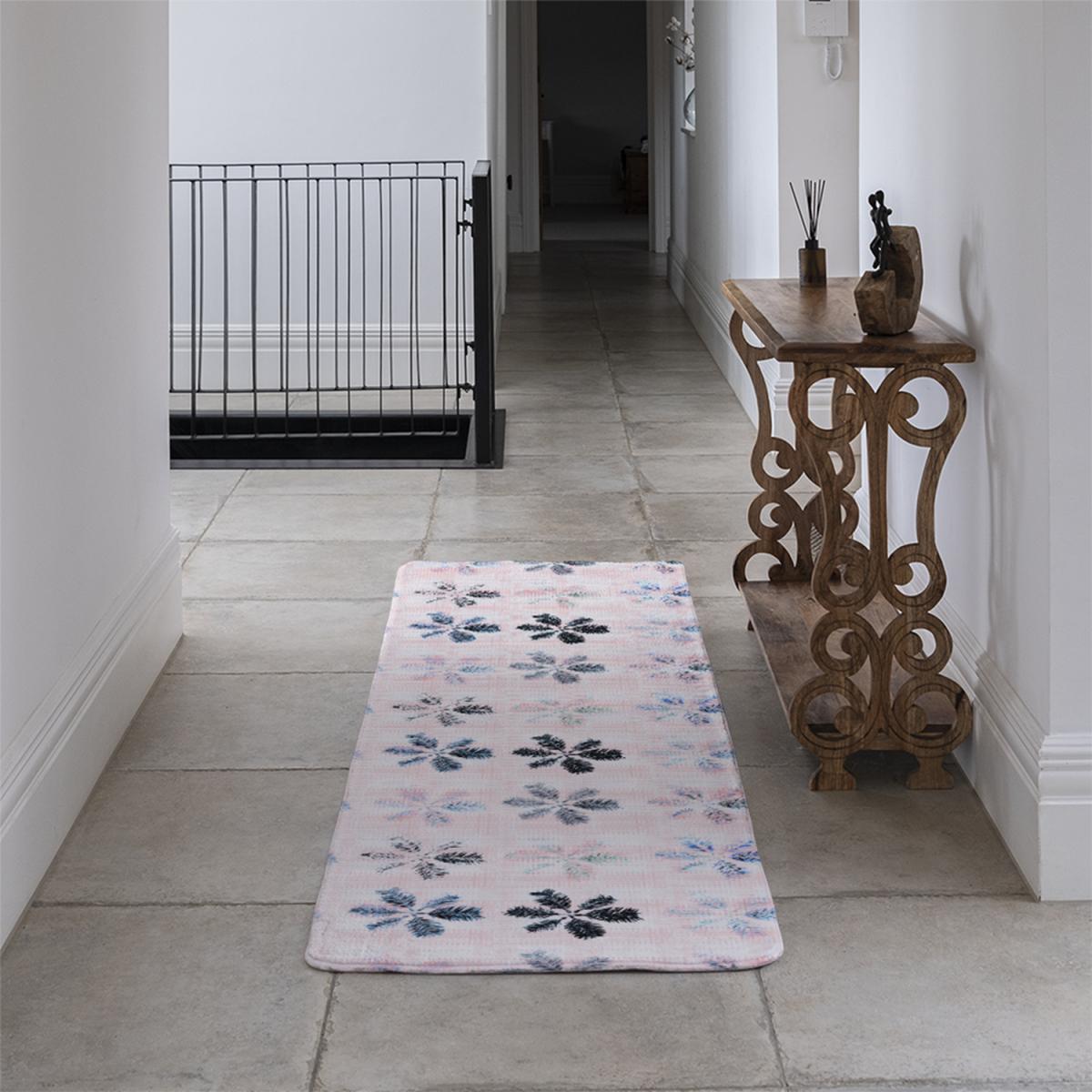 Colorful Pine Leaves Runner Rug - Pink – image 4