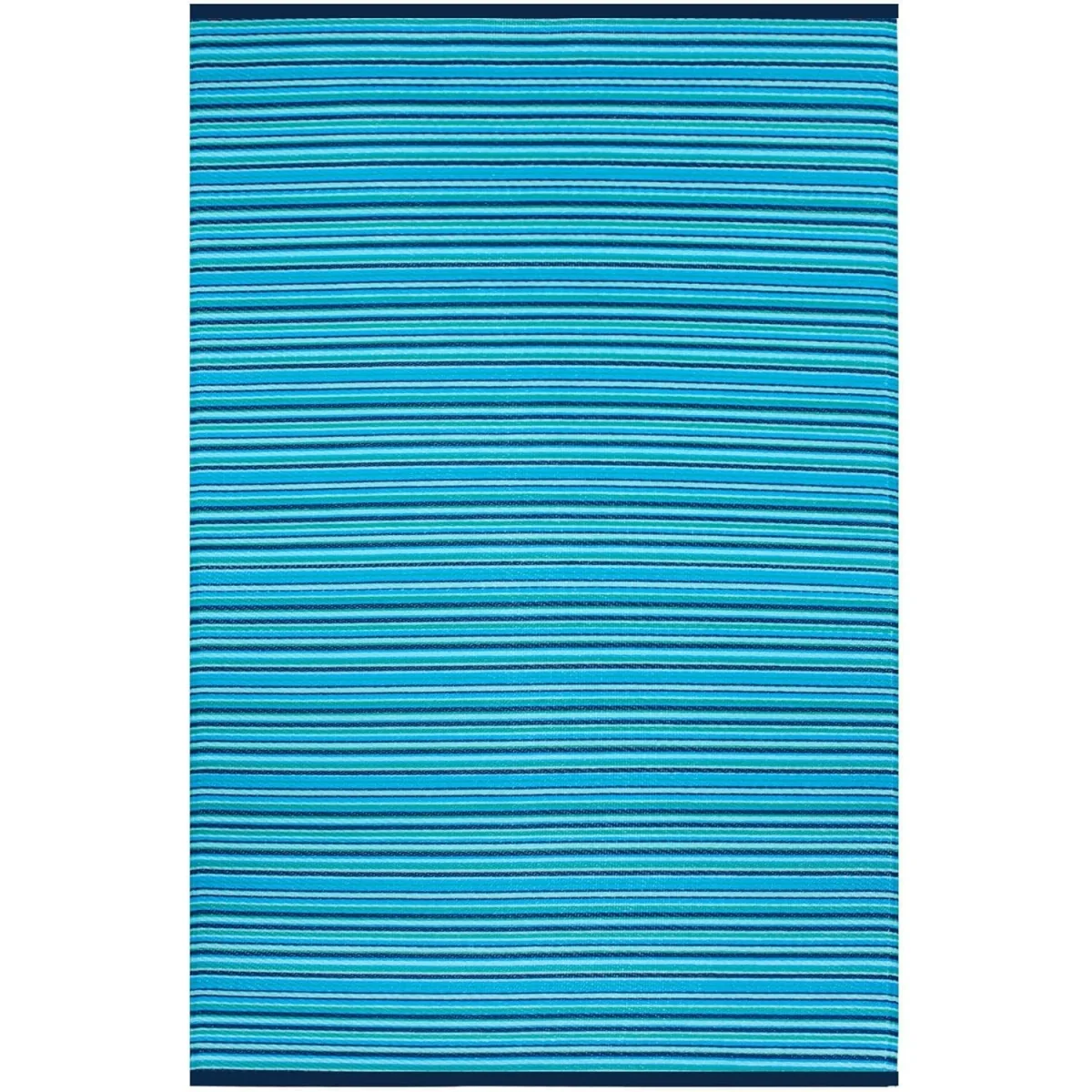 X-Large Blue Stripe Outdoor Camping Rug 270x360cm 9x12ft Reversible Waterproof Picnic Mat Garden - Blue – image 5