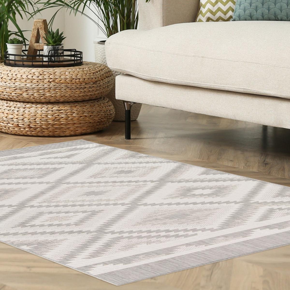 Grey Multi Purpose Washable Weatherproof Outdoor Rug - HF - Grey – image 2