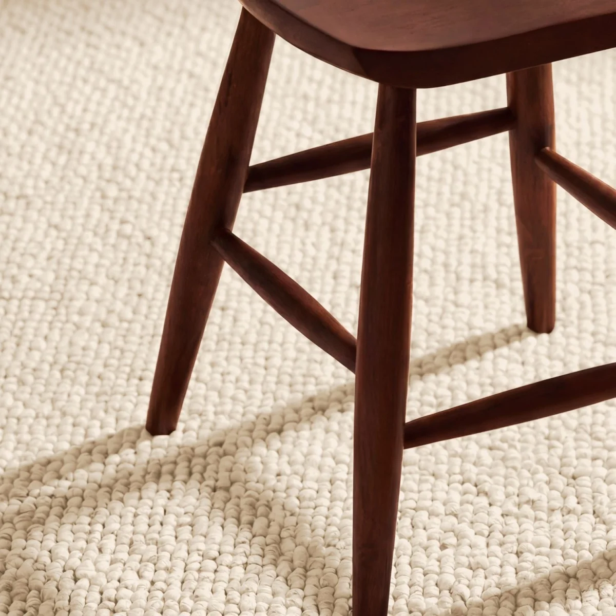 Wolly Tufted Wool Rug Cream - Cream / 140.0cm / 100.0cm – image 6
