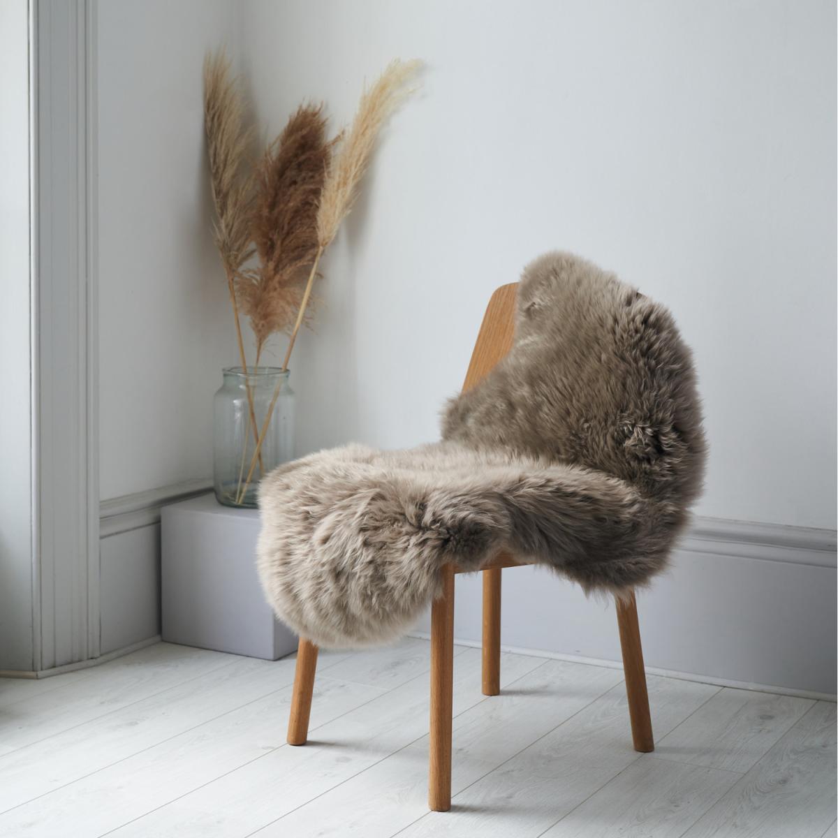 Eco Tanned Sheepskin Rug - Mousy Brown – image 23