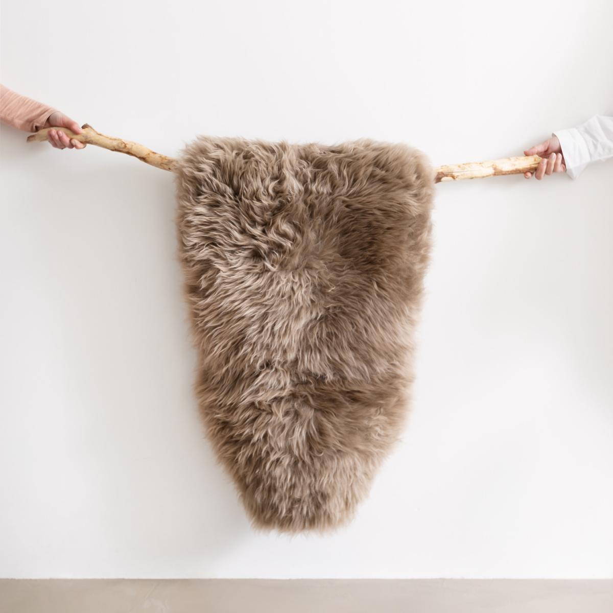 Eco Tanned Sheepskin Rug - Mousy Brown – image 24