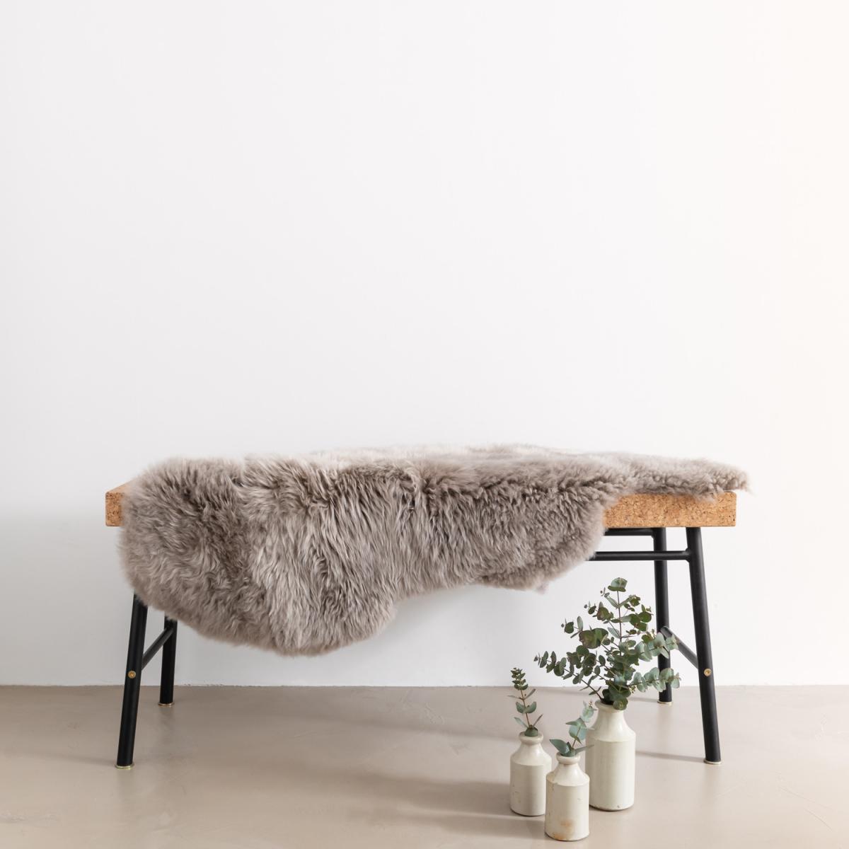 Eco Tanned Sheepskin Rug - Mousy Brown – image 1