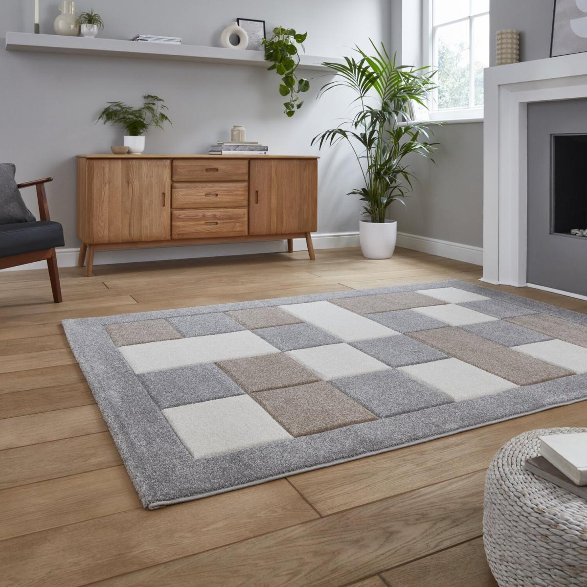 Brooklyn BRK04 GreyBeige Rug - Grey/Beige / 120cm – image 2