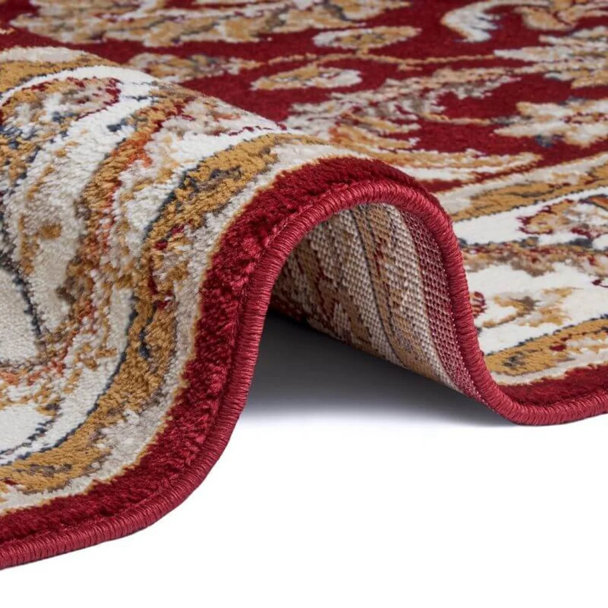 Hanse Home Oriental Short Pile Reni Luxor Design Polypropylene Vintage Rug Red - Red / 200.0cm – image 4