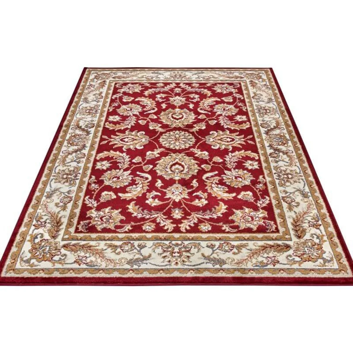 Hanse Home Oriental Short Pile Reni Luxor Design Polypropylene Vintage Rug Red - Red / 200.0cm – image 5