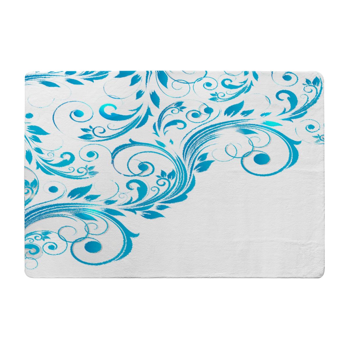 Swirls Designer Rug - Blue / 200cm – image 1