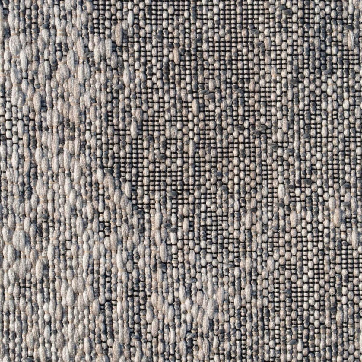 Greige Distressed Abstract Textured Flatweave Indoor Outdoor Weatherproof Rug - Greige / 170 x 120cm – image 2