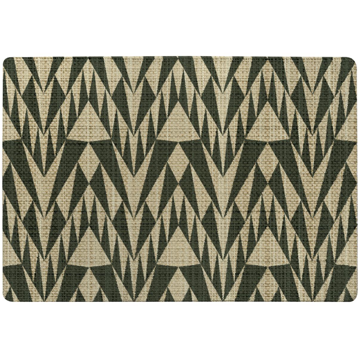 Geo Pattern Rug - Green / 230cm – image 2