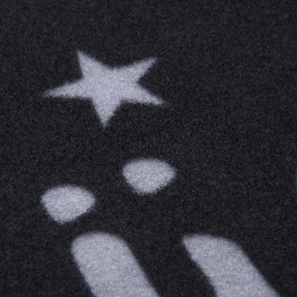Hanse Home Cook Clean Anti Slip Five Stars Polyester Kitchen Runner Rug Black - Black – image 3