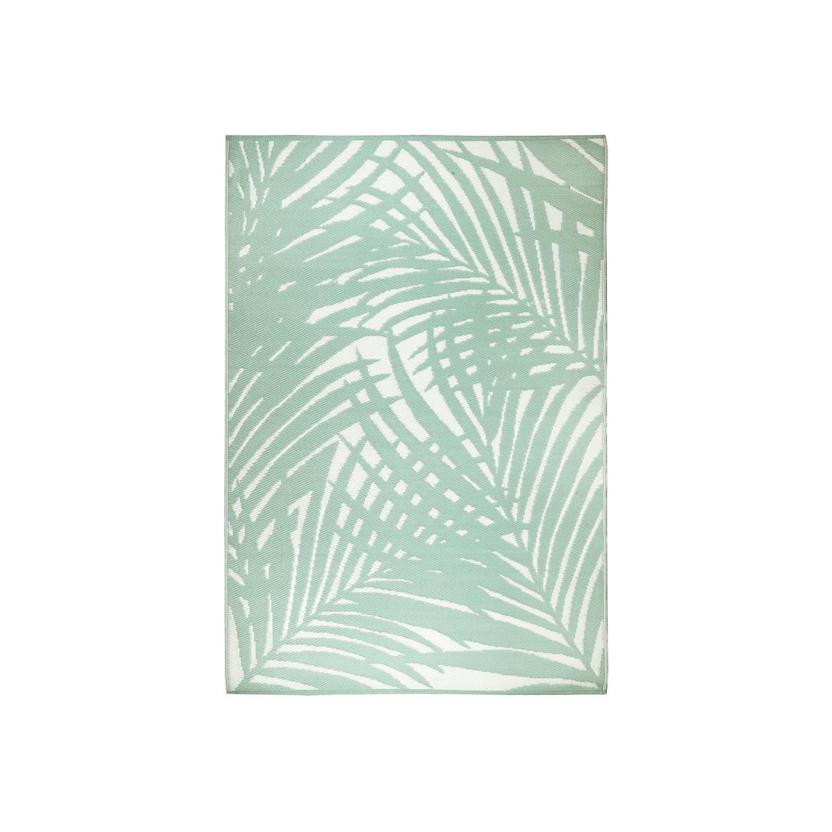 Tropical Leaf Outdoor Rug - Sage