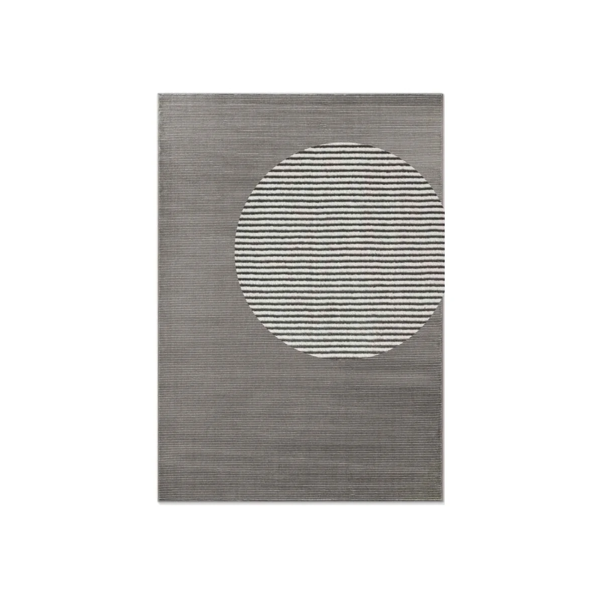 Hanse Home Perles Shortpile Dolomite Modern Polyester Striped Rug Grey - Grey / 235.0cm – image 1