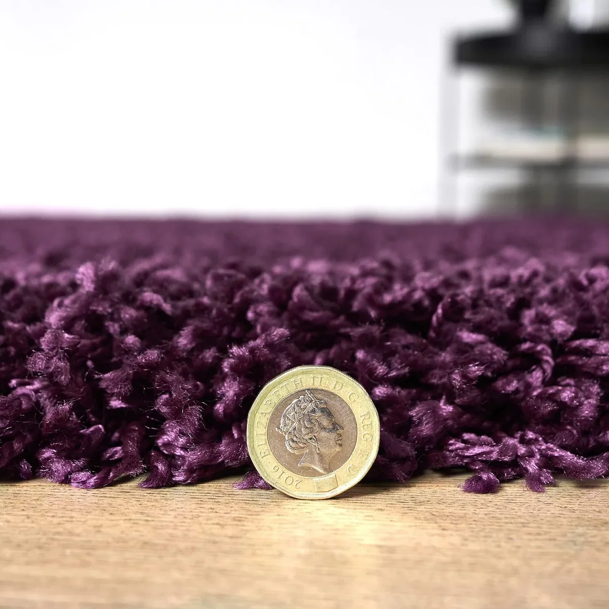 California Shaggy Rug - Aubergine / 150cm / 80cm – image 7