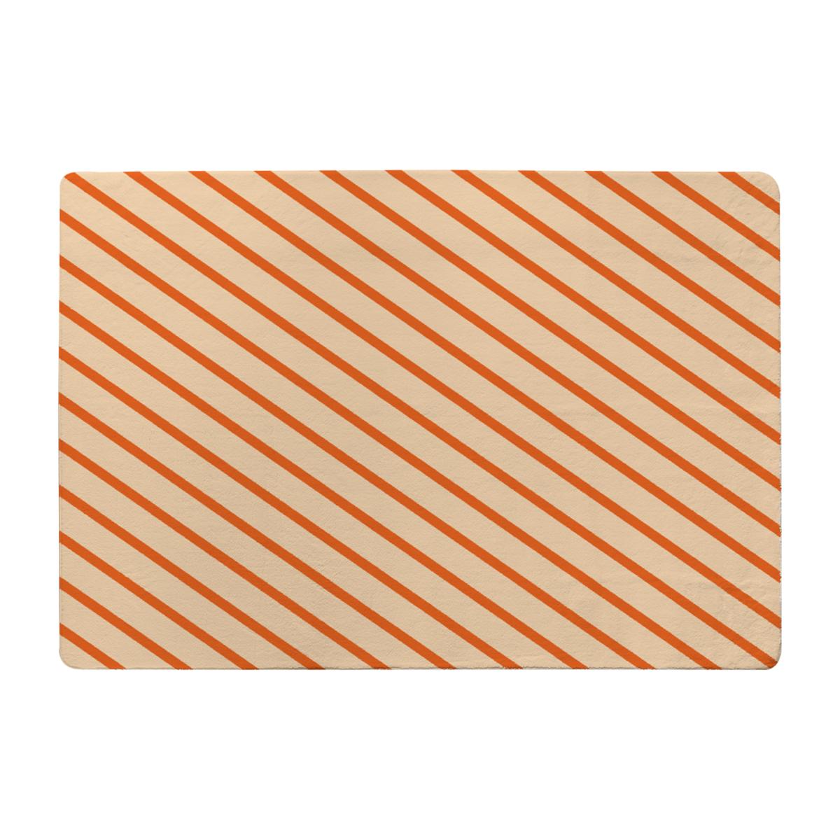 Orange Lines Designer Rug - Orange / 150cm – image 1