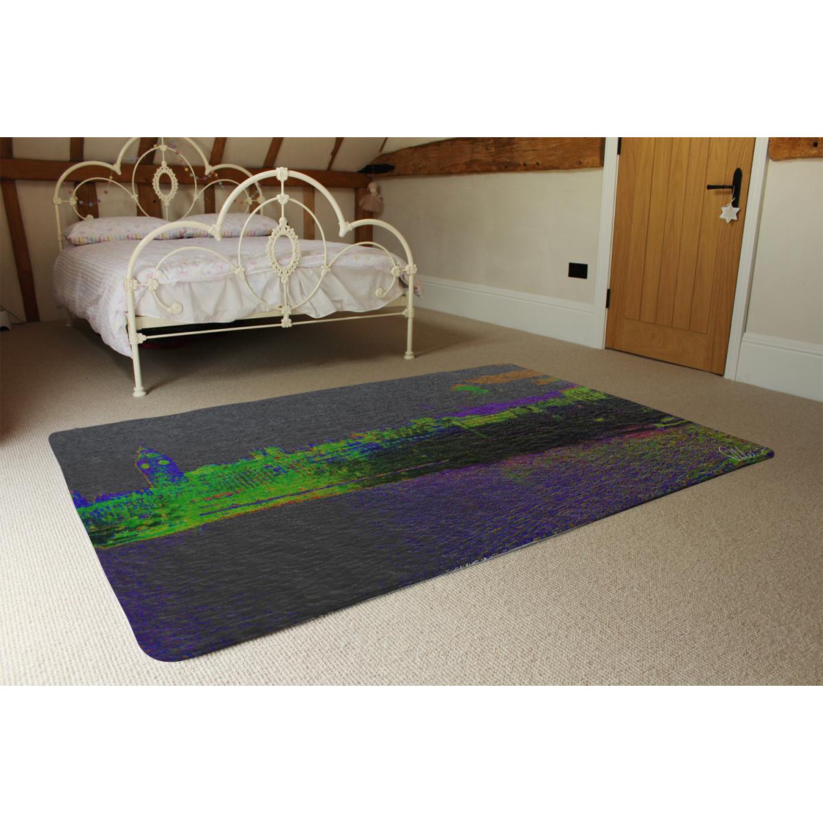 Landscape London With A Difference Rug - Black / 150cm – image 3