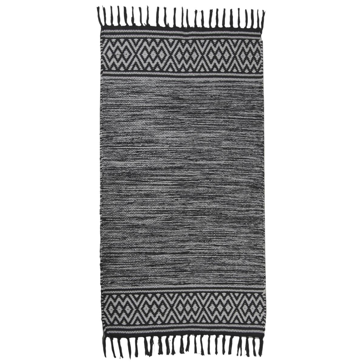 Cato Weave Rug - Black / Grey – image 2