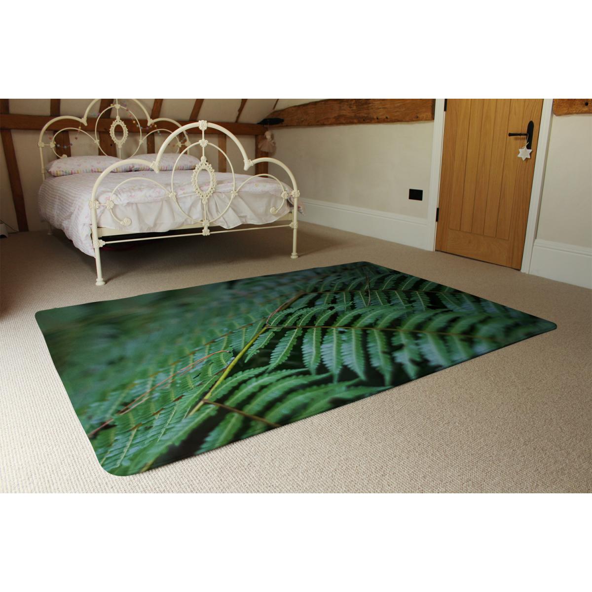 Grren Leaves Pattern And Texture At Indonesia Designer Rug - Green / 150cm – image 3