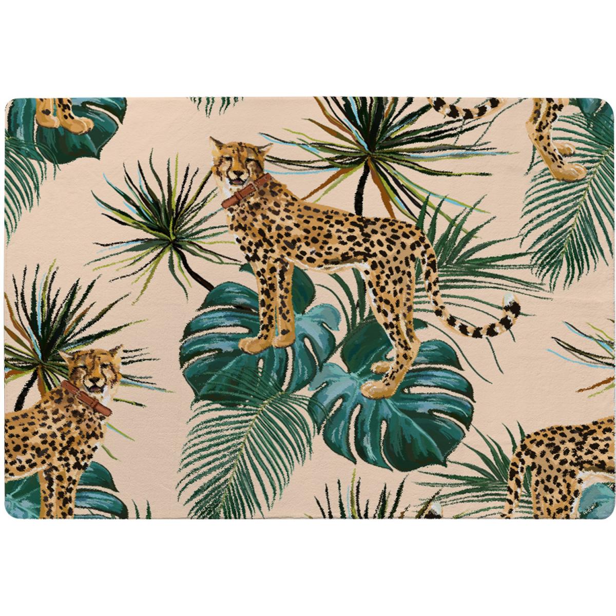 Tropical Cheetah Rug - Green / 230cm – image 2