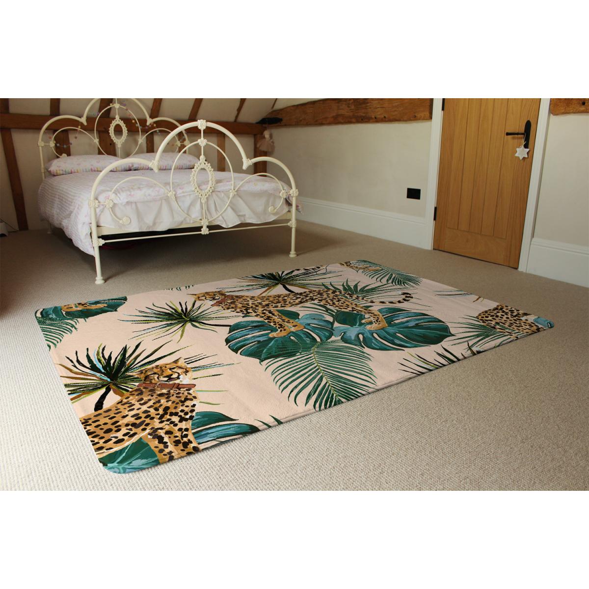 Tropical Cheetah Rug - Green / 230cm – image 4
