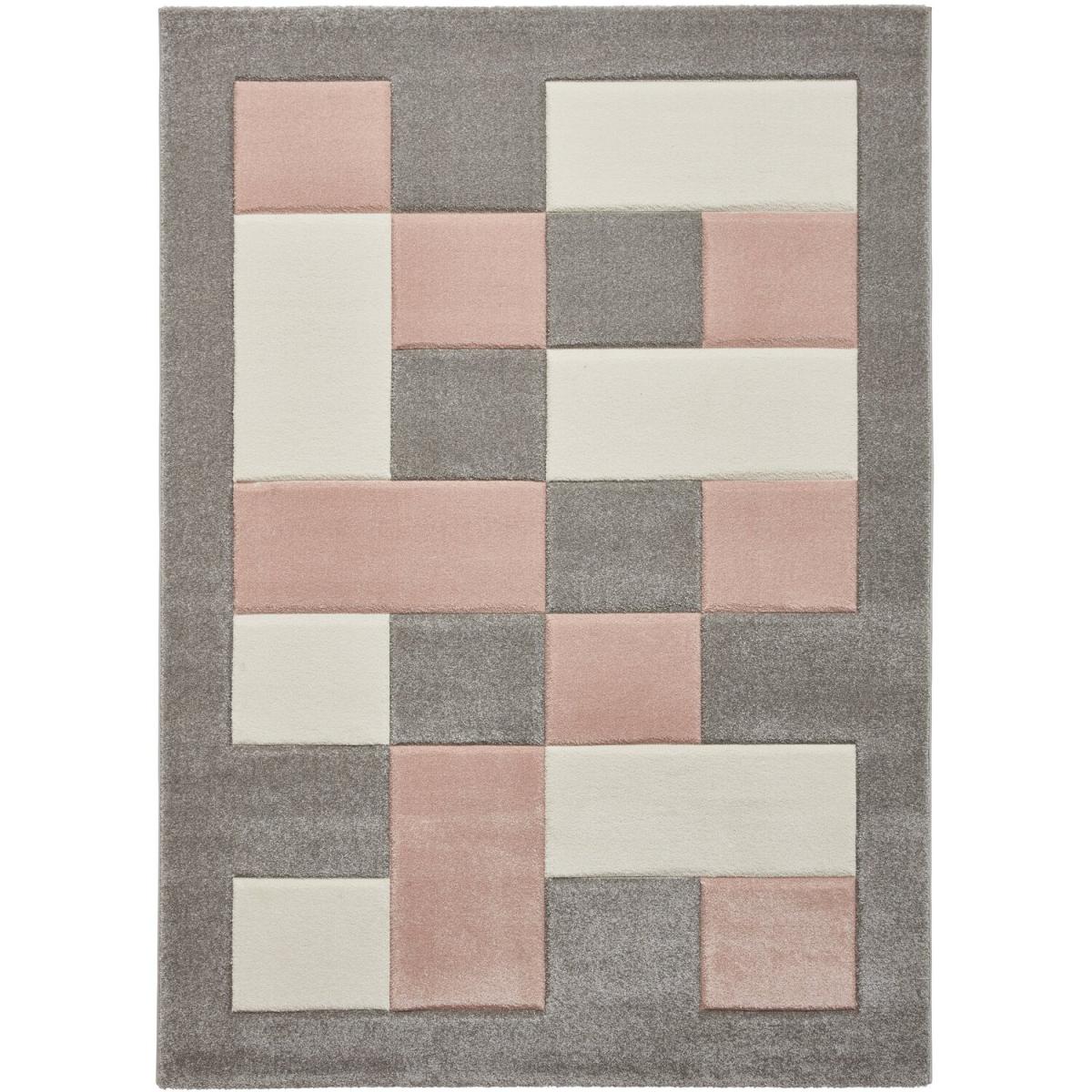 Brooklyn BRK04 GreyRose Rug - Grey/Rose / 150cm – image 3