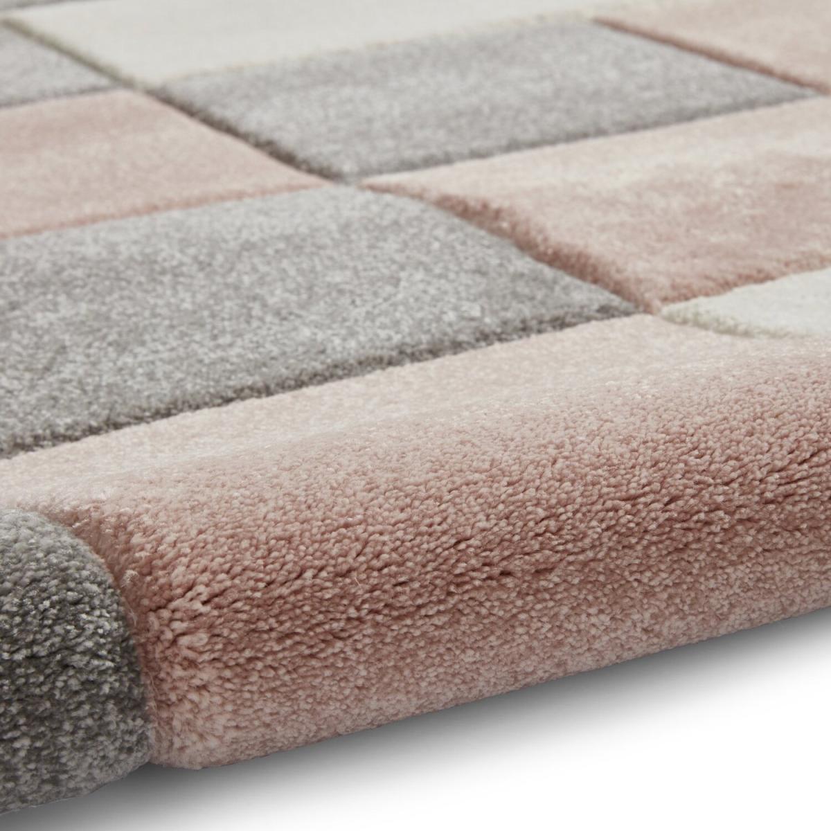 Brooklyn BRK04 GreyRose Rug - Grey/Rose / 150cm – image 9