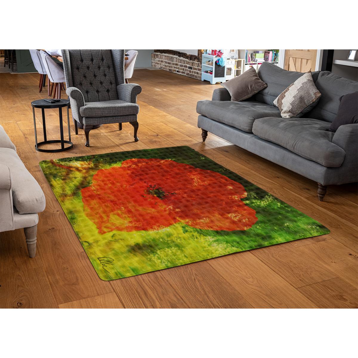 Poppy Rug - Red / 230cm – image 2