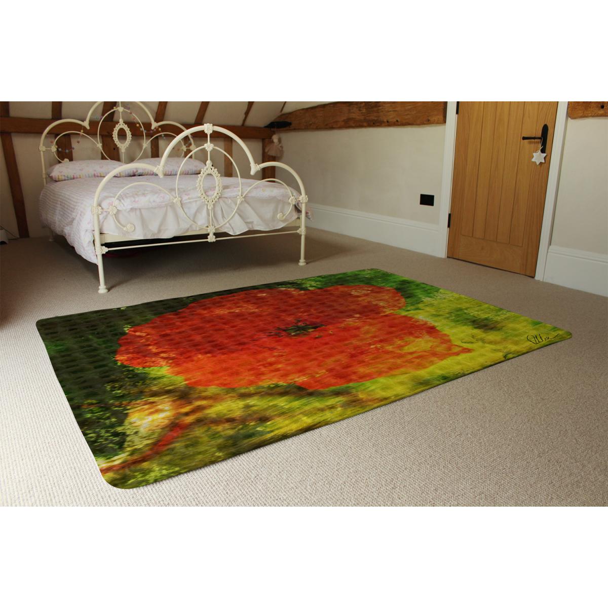 Poppy Rug - Red / 230cm – image 3