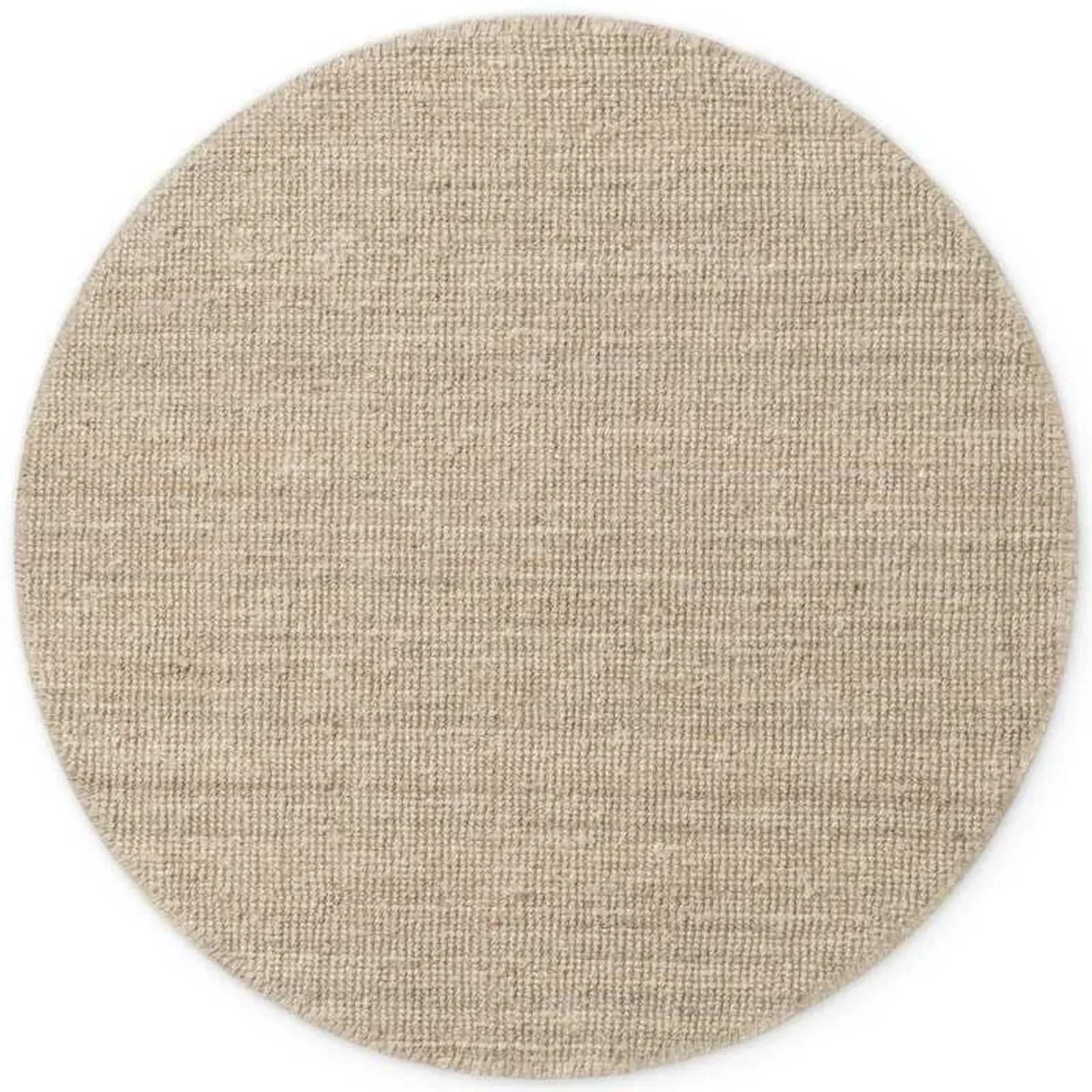 Hanse Home Jaipur Natural Timeless Sustainable Jute Plain Round Rug White - White / 160.0cm – image 2