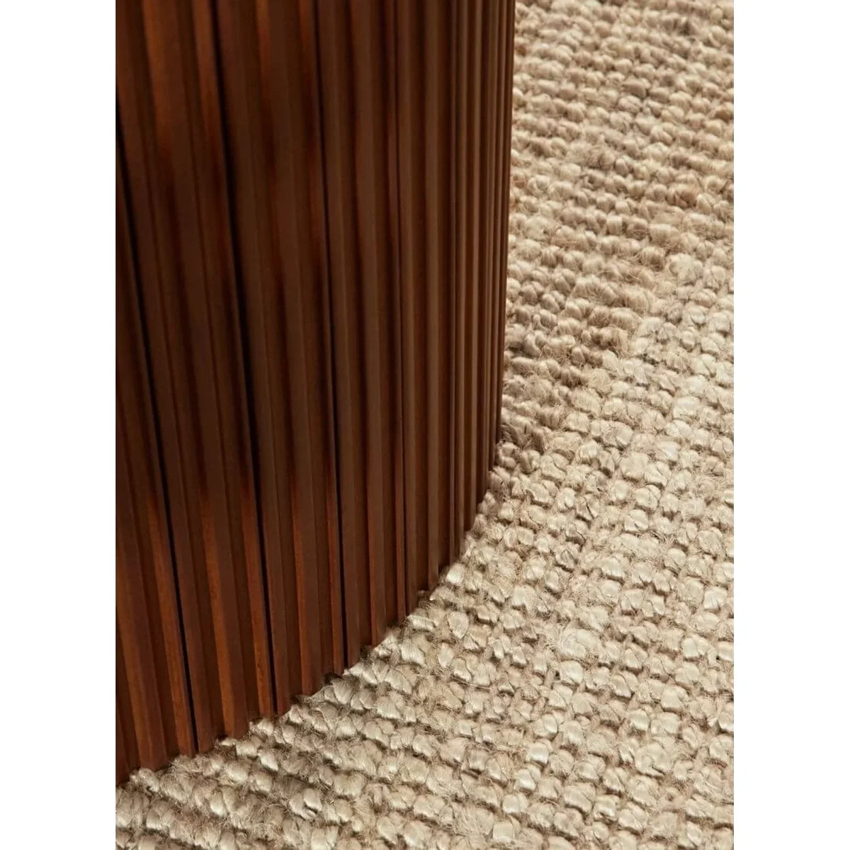 Hanse Home Jaipur Natural Timeless Sustainable Jute Plain Round Rug White - White / 160.0cm – image 6